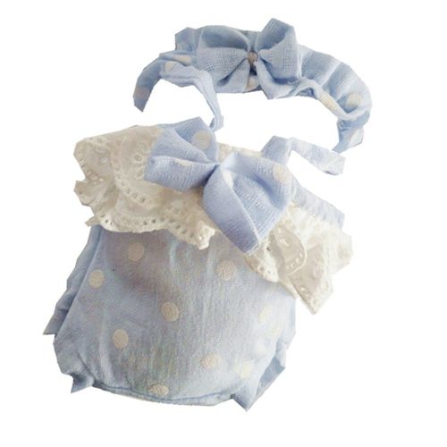 Vêtements De Poupée Pour Nouveau-Né Fille De 10 À 11 Pouces, Barboteuse, Bandeau À N¿Ud Papillon, Tenue Complète