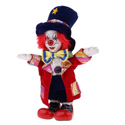 Poupée Clown Joker Debout En Porcelaine, 18cm, Décoration De Table Pour La Maison, Pour Le Bureau, À Collectionner Pour Adultes