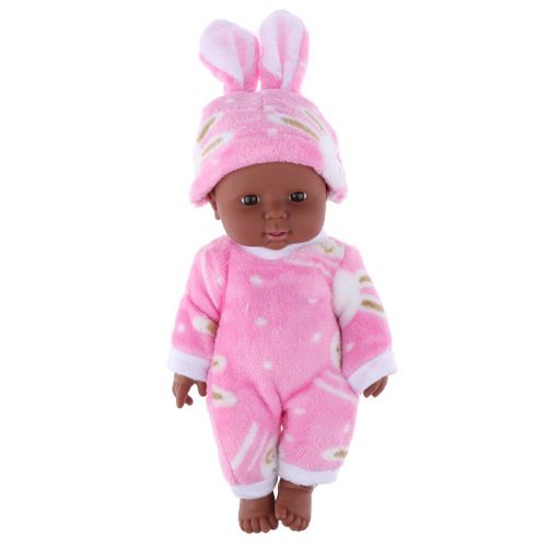 Poupée Afro-Américaine En Silicone Pour Nouveau-Né, 30cm, Corps Complet En Vinyle Souple, Rose, Cadeaux De Noël Pour Enfants