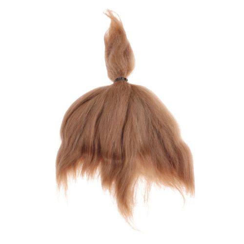 Perruque En Mohair Pur Pour Nouveau-Né, Haute Qualité, Toucher Réel, Pour Bébé, Poupée, Bricolage