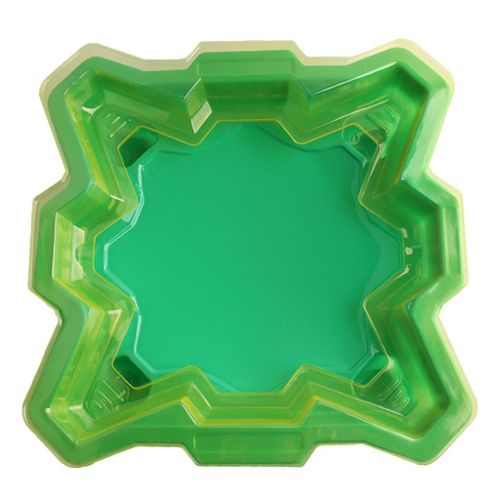 Plateau Supérieur De Combat Pour Enfants, 14 Pouces, Arène D'Entraînement, Terrain De Combat, Toupie, Avec Jouets De Couverture, Vert
