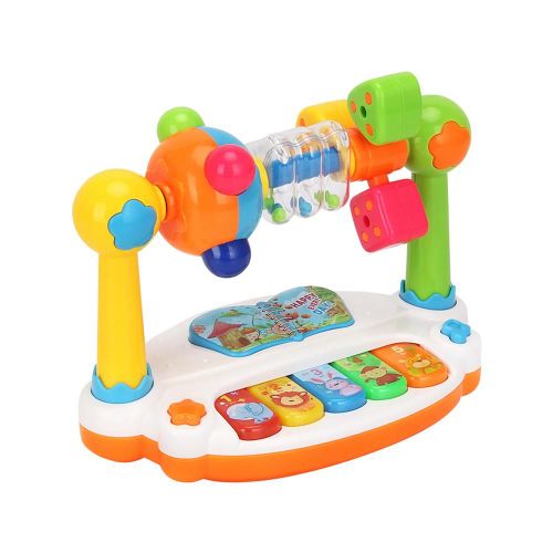 Jouet Éducatif Rotatif Pour Enfants, Musique, Piano, Animaux, Clavier Sonore, Jeu Pour Bébés, Cadeau, Instruments De Musique, Montesso