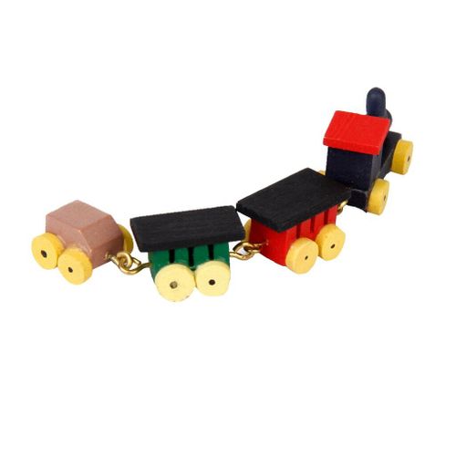 Train Artisanal En Bois Miniature Pour Maison De Poupée, Ensemble De 1/12e Pièces, Boutique Classique, Jouet Pour Garçon
