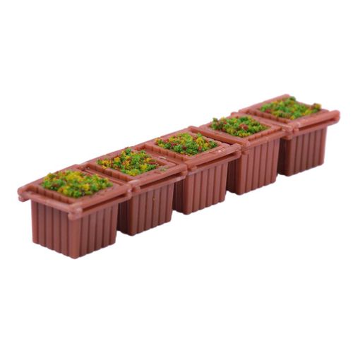 Plante Verte Bonsaï À L'échelle 1:50 O, Micro Paysage, Aménagement De Jardin, Parc Miniature, Accessoires De Modélisme, 5 Pièces-Générique-Générique