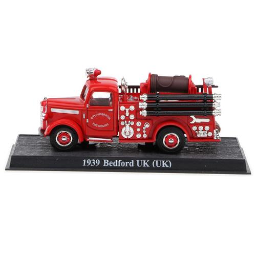 Véhicule Camion De Pompiers Moulé Sous Pression, Échelle 1/43, Série Bedford Du Royaume-Uni, Modèle De Véhicule Jouet, Décoration De La Maison, 1939