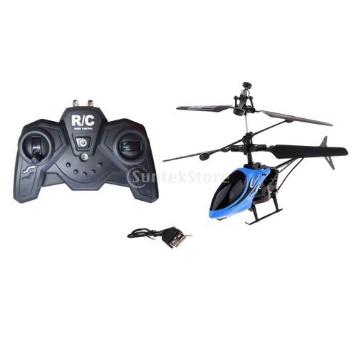Hélicoptère Radiocommandé Style Requin Rc, Modèle D'Avion Avec Contrôleur 2ch Et Lumières Led