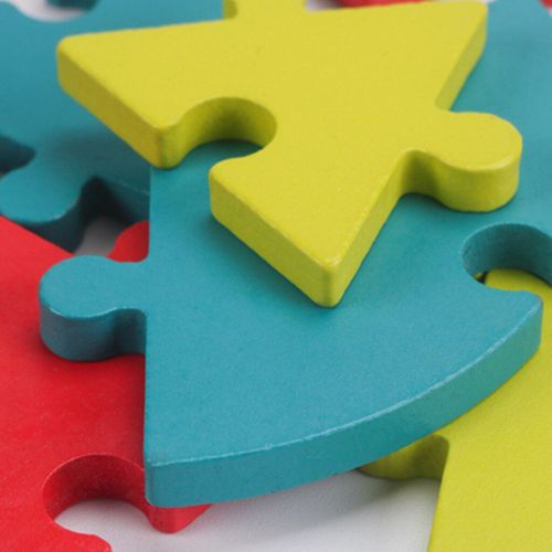 Puzzle En Bois Pour Bébé, 40 Pièces, Jouets D'Apprentissage Éducatif, Trieur De Formes