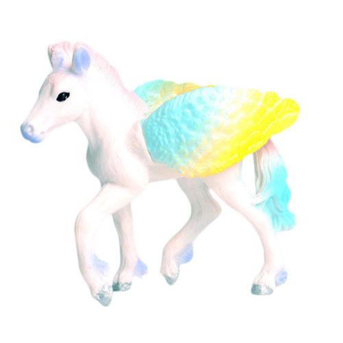 Figurine De Licorne En Plastique, 8.5cm, Modèle Animal De Simulation, Cheval Mystique