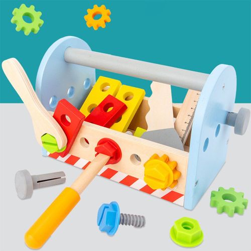 Coffret De Jeu De Rôle Pour Enfants, Boîte À Outils, Jouets De Construction, Cadeau Pour Garçons Et Filles