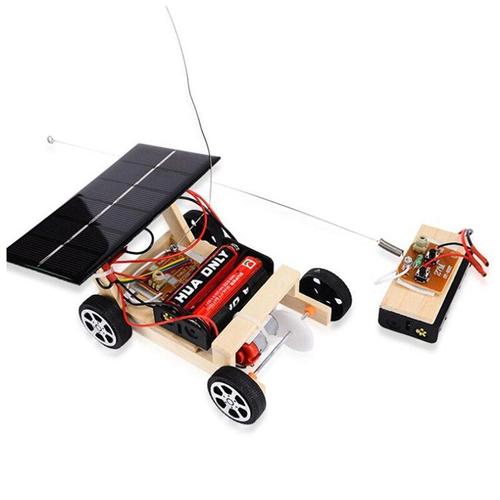 Voiture Solaire Télécommandée Rc, Jouet Éducatif À Assembler Soi-Même, Science Et Technologie, Cadeau Pour Enfant