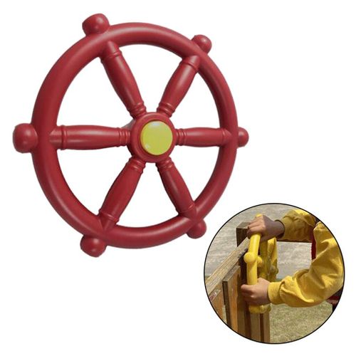 Roue De Bateau De Pirate Portable De 18.81 Pouces, Pour Balançoire, Ensemble De Jeu