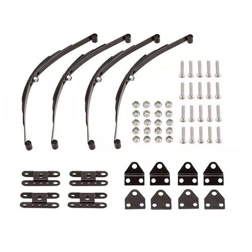 Ressort De Suspension À Lames Dures, Barre En Acier Inoxydable Pour Camion Axial F350 D90 Rc4wd Tamiya, 4 Pièces, 1/10