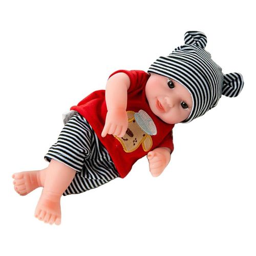 Poupée De Nouveau-Né Garçon Réaliste, Poupée De Bébé Pondérée De 10 Pouces