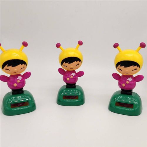 Figurine Abeille Dansante, Modèle Poupée À Énergie Solaire, Statue, Jouet Scientifique Éducatif Pour Enfant, Cadeau, Décoration De Maison