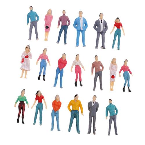 Figurines Ho Pour Enfant, 3.2-3.7cm, Kits De Construction De Maquettes, Architecture De Train, Chemin De Fer