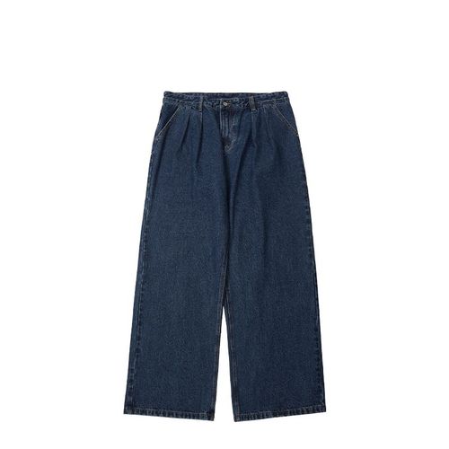 Inflation-Pantalon En Denim Délavé Marron,Style Rétro,Unisexe,Classique,Jambes Droites,Surintendant Masculin,Grande Taille