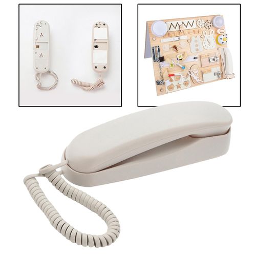 Simulation Réaliste De Jouer Au Téléphone, Table Occupée D'Apprentissage Précoce Des Capacités Motrices, Accessoire Interactif Montessori À Faire Soi-Même