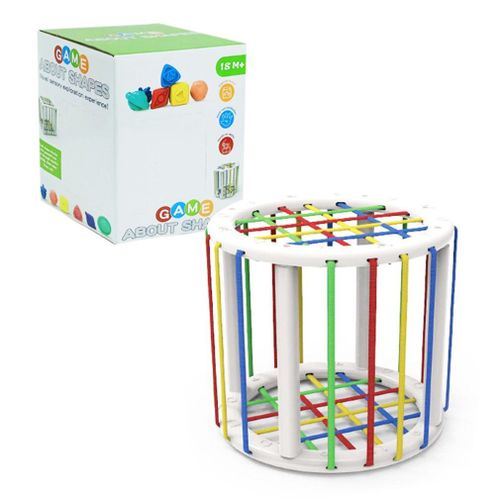 Jouet De Tri De Forme De Bébé, Jouet Tactile De Motricité De 10 Mois À 3 Ans Innybin Cube Doux Jouets Éducatifs Montessori