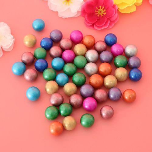 Billes De Verre Colorées De 16mm, Jeu De Course De Billes Pour Enfants, Jouet Solitaire, Remplissage De Vase Et Aquarium, Décoration De La Maison # B 90 Pièces