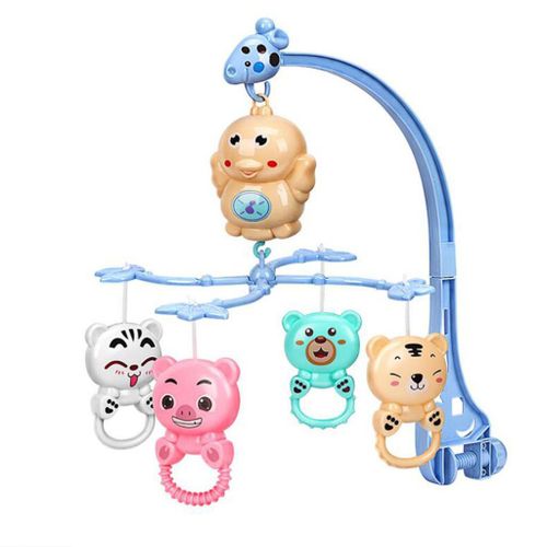 Berceau À Musique Mobile Pour Bébé, Berceau Avec Bras Inclus, Animaux De Dessin Animé, Cadeau De Réception-Cadeau Pour Bébé, Filles Et Garçons
