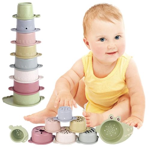 Gobelets De Bain Pour Bébé, Jouets Pour Les Tout-Petits De 1 À 3 Ans, Large Application
