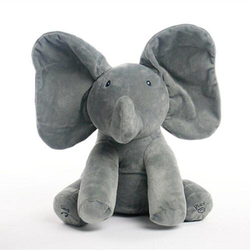 Robot Électrique Montessori Pour Bébé, Jouet En Peluche Éducatif, Interactif Parent-Enfant, Cadeau Musical, Animal, Éléphant, Lapin