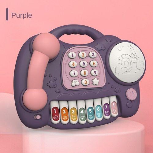 Jouets Éducatifs Montessori Pour Bébés De 13 À 24 Mois, Piano Musical Pour Filles, Téléphone Portable, Pour Enfants De 1 An