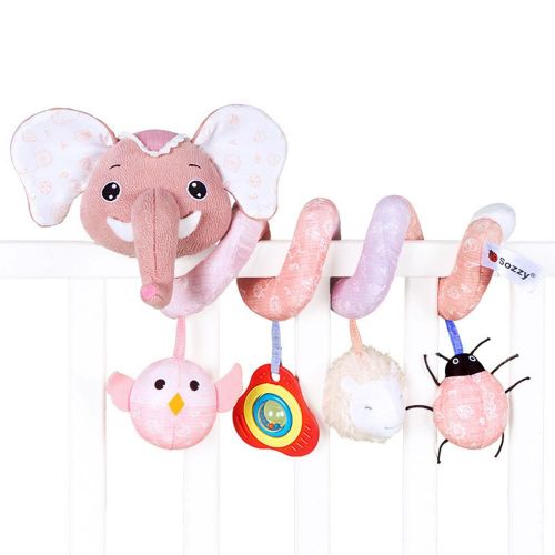 Jouets En Peluche D'Éléphant Multicolores, Poupées Suspendues Mignonnes Pour Berceau De Poussette, Grands Cadeaux Pour Douche De Bébé, Cadeau D'Anniversaire