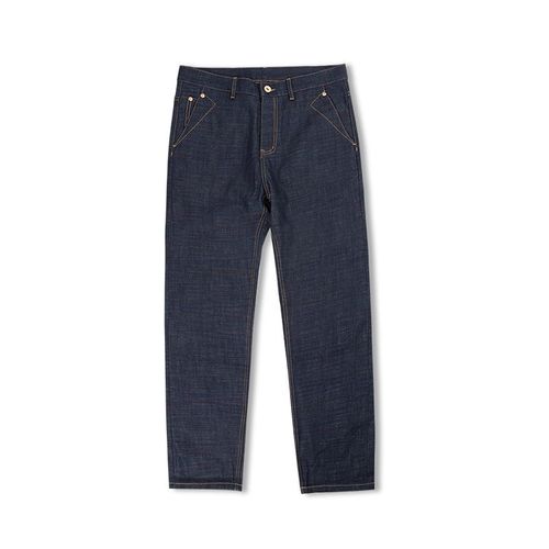 Maden-Jean Vintage En Coton De Couleur Lourd Pour Homme,Denim,Bord,Oreille Nue,Pantalon Droit,Fjj,13.5 Oz