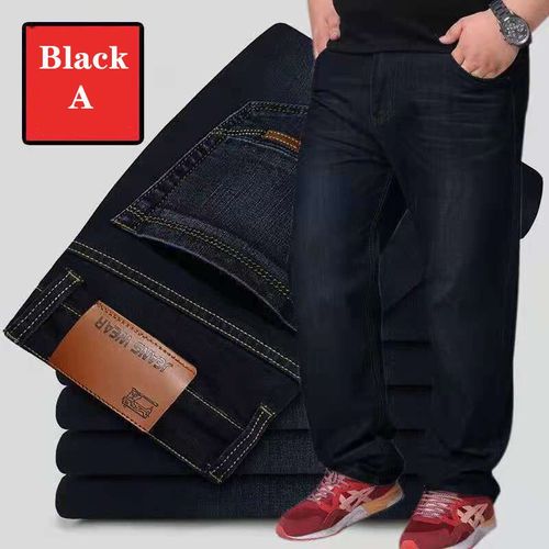 Jean Respzed En Denim Pour Homme,Pantalon Droit,Baggy,Décontracté,Grande Taille 50,10xl
