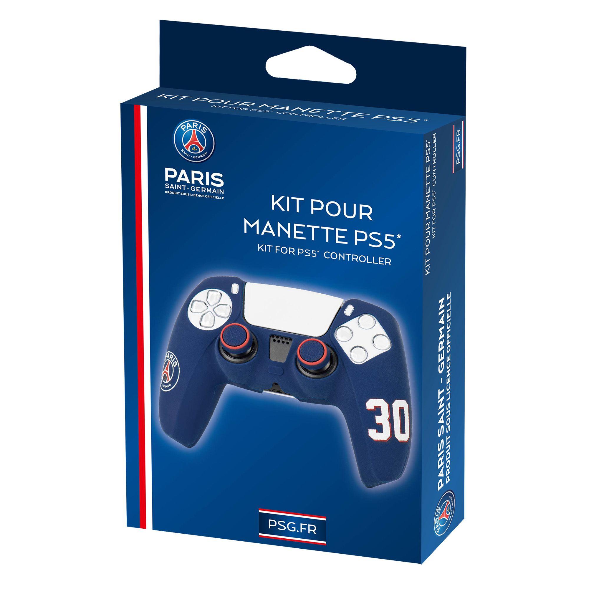 Kit Autocollants pour Console PS5, Paris Saint-Germain F.C.