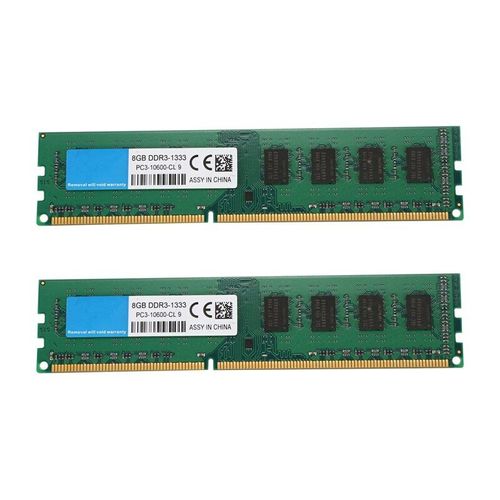 Mémoire de serveur ordinateur de bureau, modèle DDR3 DIMM, capacité 8 go, fréquence horloge 1333/PC3-10600 Mhz, Double face, capacité 1.5V, broches 240Pin
