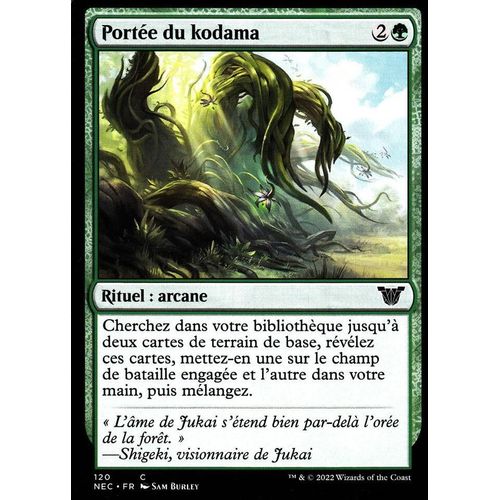 Portée Du Kodama - Magic - Deck Commander - Kamigawa La Dynastie Néon - C - 120