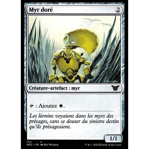 Myr Doré - Magic -Deck Commander - Kamigawa La Dynastie Néon - C - 153