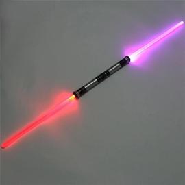 Lot de 2 sabres laser LED évolutifs pour jeux de cosplay jouets pour enfants cadeau 