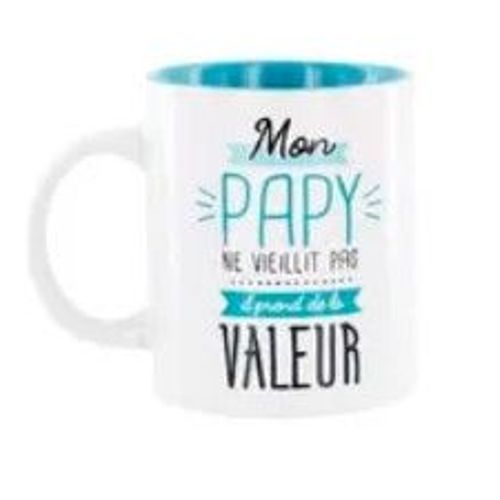 Mug En Ceramique Papy - Cadeau Fête Anniversaire Grand-Père