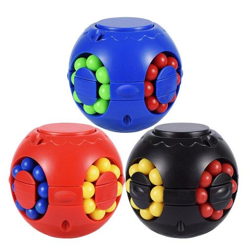 Cube Magique Rotatif Coloré, Petit Haricot Magique, Jouet Anti-Stress Pour Enfants Et Adultes, Mini Cube En Plastique De 5-7 12-15 Ans