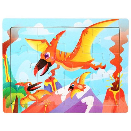 Puzzle 3d En Bois Pour Enfants, Dessins Animés, Véhicules, Jouets, Apprentissage, Éducation Environnementale, Assemblage Éducatif