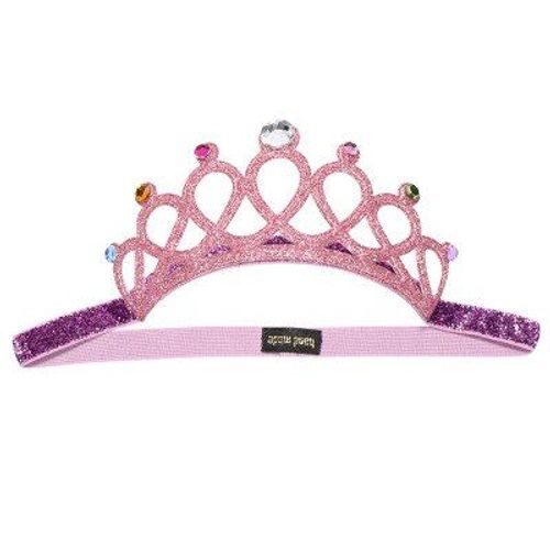 Serre-Tête De Princesse En Strass Pour Enfants, Accessoires De Cosplay, Couronne Élastique, Bijoux De Cheveux, Cadeau De Fête