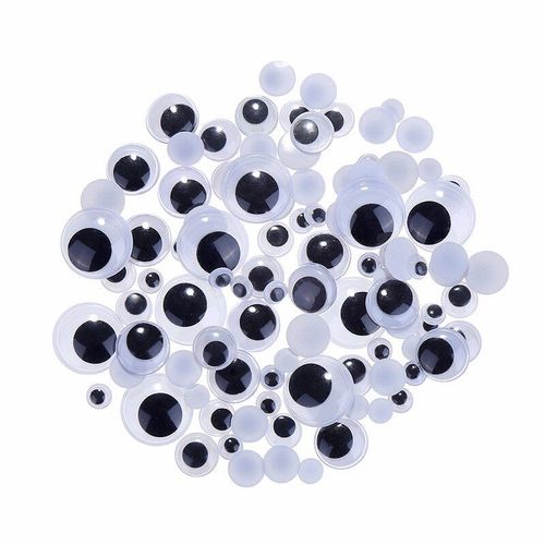 Yeux De Poupées Non Auto-Adhésifs, 20 Pièces Mixtes, 8mm /10mm /12mm /15mm, Pour Jouets, Yeux Google, Utilisés Pour Accessoires De Poupées