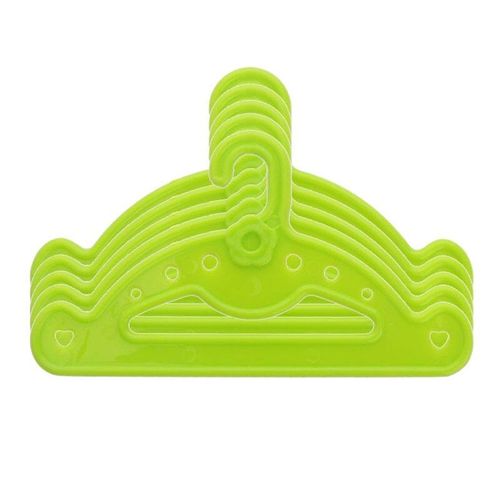 Porte-Manteau De Poupée, Accessoires De Vêtements, Cintres En Plastique Vert Rose Violet, Jouets Pour Bébé, Convient Aux Poupées De 18 Pouces Et 43cm, 5 Pièces