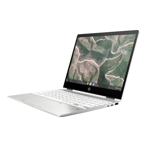 HP Chromebook x360 12b-ca0011nf - Celeron N4020 1.1 GHz 4 Go RAM 64 Go SSD Blanc