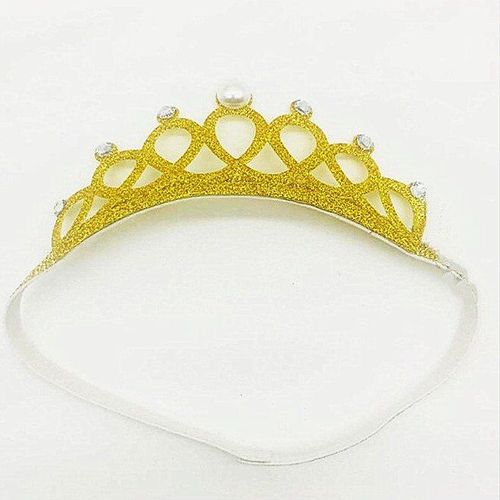 Serre-Tête De Princesse En Strass Pour Enfants, Accessoires De Cosplay, Couronne Élastique, Bijoux De Cheveux, Cadeau De Fête