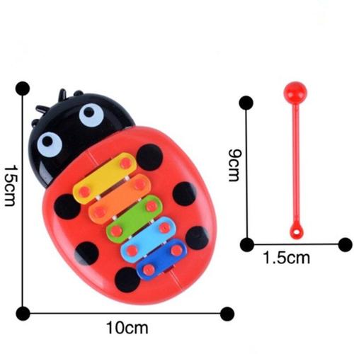 Jouets Musicaux À Percussion Pour Enfants, Instrument De Musique, Dessin Animé Mignon, Coccinelle, Bébé, Apprentissage Précoce, Jouets Éducatifs Amusants Pour Enfants