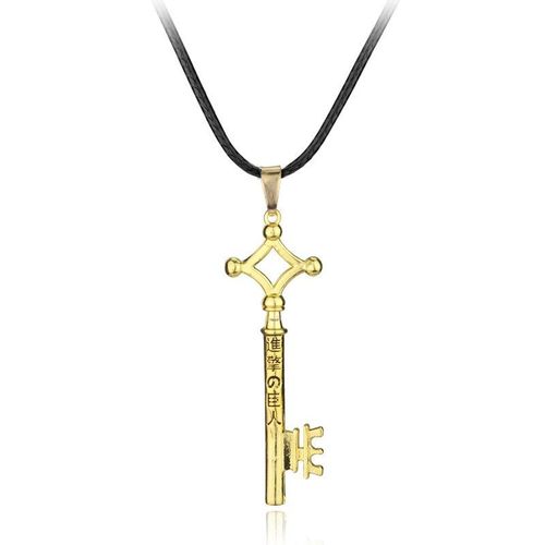 Collier En Forme De Clé, L'Attaque Des Titans, Pendentif, 1 Pièce,Anime Japonais, Shingeki No Kyojin, Cadeau Cosplay, Eren Jaeger,