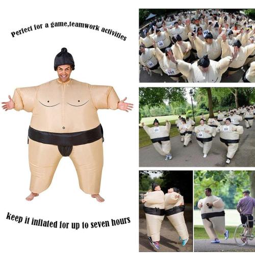 Costume De Sumo Gonflable Pour Adultes/Enfants, Costume D'Halloween Pour Adultes/Enfants, Costume De Cosplay