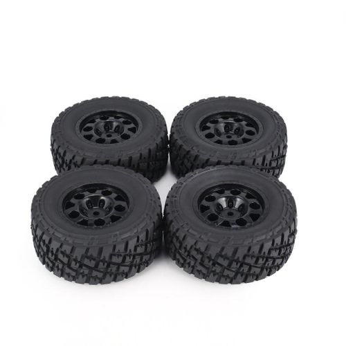 Jeu De Roues De Pneus En Caoutchouc, Jante De 110mm, Pièces De Rechange, Accessoires Pour Traxxas Slash 4x4 Rc4wd Hpi Hsp, Mode Voiture Sur Chenilles, 4 Pièces