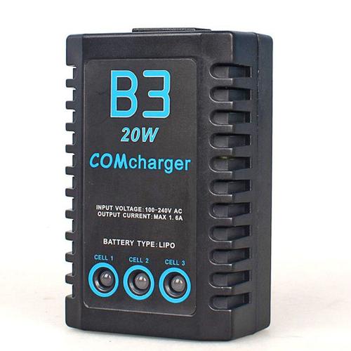 Chargeur de Balance B3 20W 1.6A Pro pour batterie Lithium LiPo 2S 3S 7.4V  11.1V, Mini avion Portable RC, modèle jouet