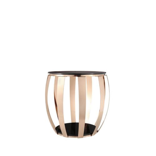 Paris Prix - Table D'appoint Déco "Pabla" 51cm Or