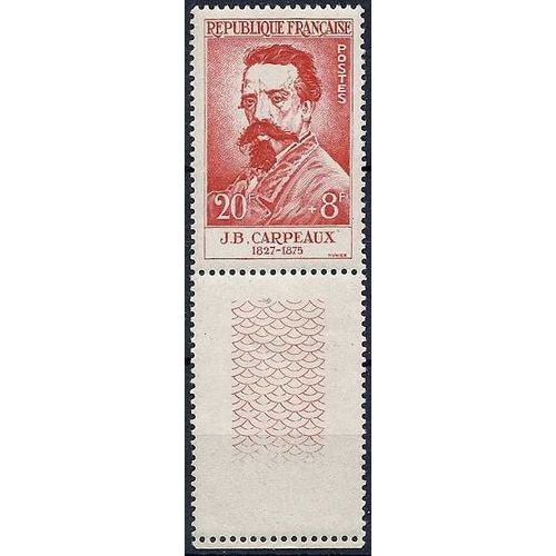 Yvert France 1170 (1958)  Jb Carpaux (Bord De Feuille). Neuf** ( Mnh)